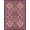 Purple Cream, Pattern 2, variant on Design&I 8'x10' Washable Area Rug Extra Large Skid-Resistant Low Profile Purple Boho Vintage Trellis Distressed Motifs Abstract Scroll for Living Room, Family