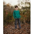 thumbnail image 2 of Boys Lightweight Soft Cotton Fleece Straight Leg Pocket Pant | Black, 2 of 4