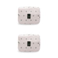 thumbnail image 4 of Bolsa de aseo colgante Impermeable Billuyoard maquillaje portátil gran capacidad Cactus blanco 2piezas, 4 of 6