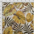 thumbnail image 4 of oneOone Cotton Cambric Rust Brown Fabric Tropical Leaf With Texture Sewing Craft Projects Fabric Prints By Yard 42 Inch Wide, 4 of 4