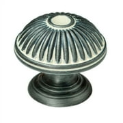 Sumner Street Home Hardware Vintage 1-1/2" White Pewter Scalloped Knob