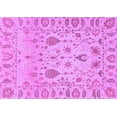 thumbnail image 1 of Ahgly Company Indoor Rectangle Abstract Purple Modern Area Rugs, 6' x 9', 1 of 4