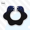 thumbnail image 3 of Hirioo Black Blue Glitter Sparkles for Baby Cotton Petal Bib Drool Bibs for Baby Boy Unisex, 3 of 9