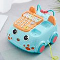 thumbnail image 4 of AMERTEER   Naiyafly Multi-function Telephone Learning Machine Light Music Playing Piano Game Baby Childhood Early Education Toy, 4 of 6