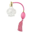 thumbnail image 3 of 1pc Alumina PVE Glass Light Luxury Retro Air Bag Perfume Bottle Transparent Glass Spray Bottle Hot Pink 31.5cm Capacity: 100ml(3.38fl. oz), 3 of 3
