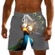 thumbnail image 2 of Pantalones de Cintura Elásticos con Cordón para Ropa Casual, Pantalones Cortos de Playa, Ropa de Gimnasio Y de Salón, Tela Ligera Y Transpirable, 2 of 3