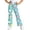 00-Mint Green1457, variant on Sonxahe Girl's Flared Fit Leggings Easter Bunny Egg Print Kids Casual Pants,Multicolour