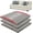Larger| 22x22 3P, variant on Couch Cushion Support for Loveseat Sofa High Density Foam 44"x20" Inches Sofa Couch Supports for Sagging Cushions Light Grey 1PC with Anti Slip Mesh Fabric