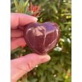thumbnail image 3 of Strawberry Quartz Gemstone Hearts, Polished Strawberry Quartz Puffy Hearts, Strawberry Quartz Palm Stone, Strawberry Quartz Heart (1 Heart), 3 of 9