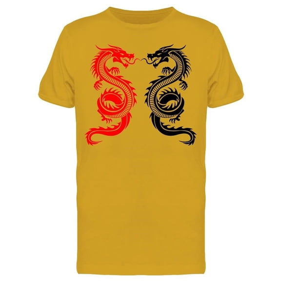 Black And Red Tribal Dragon Tee Men's -Image by Shutterstock