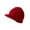 red, variant on Winter Cuff less Beanie Visor Cap, Brown