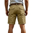 thumbnail image 6 of Dresfit Mens Cargo Shorts Big and Tall Knee Length Carpenter Shorts Summer 2026 Stretch Baggy Short Pants Loose Fit Elastic Waist Work Shorts (no belt) 3XL, 6 of 6