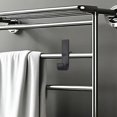 Wire Radiator Towel Rail Rack Pritane Bathroom Hooks Heated Towel Radiator Rail Hook Holder White ...