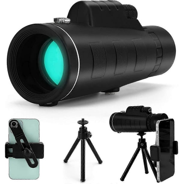 40x60 High Power Hd Waterproof Monocular, With Smartphone Holder Tripod Waterproof Monocular For Bird Watching, Hunting, Hiking, Sightseeing, Concert