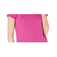 thumbnail image 3 of Maison Jules Womens Slub Crew Neck T-Shirt Purple XS, 3 of 3