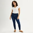thumbnail image 4 of Women's Sonoma Goods For Life® High Rise Curvy Skinny Jeans Color: Dark Wash Size: 2 AVG/REG, 4 of 4