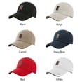 thumbnail image 3 of Hombres Moda Sombrero de béisbol Deportes al aire libre Gorra de pico Sombrero cómodo y transpirable Abanopi Gorra de visera, 3 of 6