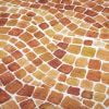 ReaLife Machine Washable Indoor Outdoor - Mat Rug Foldable Printed Thin Lightweight Cushioned Fade Resistant Patio Deck Dock Porch Pool Balcony Camping - Emery - Red Orange 5' x 7'