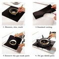 thumbnail image 5 of ionze Clearance! 2 PC Stove Burner Covers, Double Thickness,8 Pcs,Gas Stove Burner Liners,Non-stick Reusable Gas Range Stove Top Covers for Kitchen,Cuttable,Easy to Clean （Black）, 5 of 7