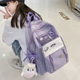 thumbnail image 4 of Mochila escolar para mujer, mochila para niña de secundaria, mochila de dibujos animados para estudiantes de secundaria coreana, de tercer a quinto grado y de sexto grado para escuela primaria, 4 of 6