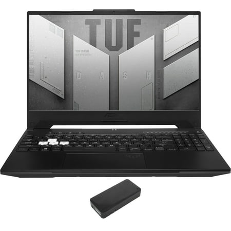 ASUS TUF Dash FX517ZR Gaming Laptop (Intel i7-12650H 10-Core, 15.6in 144 Hz Full HD (1920x1080), NVIDIA RTX 3070, 32GB DDR5 4800MHz RAM, 512GB PCIe SSD, Win 11 Pro) with DV4K Dock