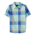 thumbnail image 1 of Camisa The Children's Place para niños, manga corta, a cuadros en forma de cascada, 1 of 1