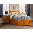 thumbnail image 3 of Atlantic Furniture Mission Lit Simple XL Plate-Forme avec Gigogne en Caramel, 3 of 7