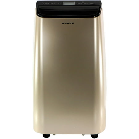 Amana 10,000 BTU Portable Air Conditioner with Remote Control in Gold, Black