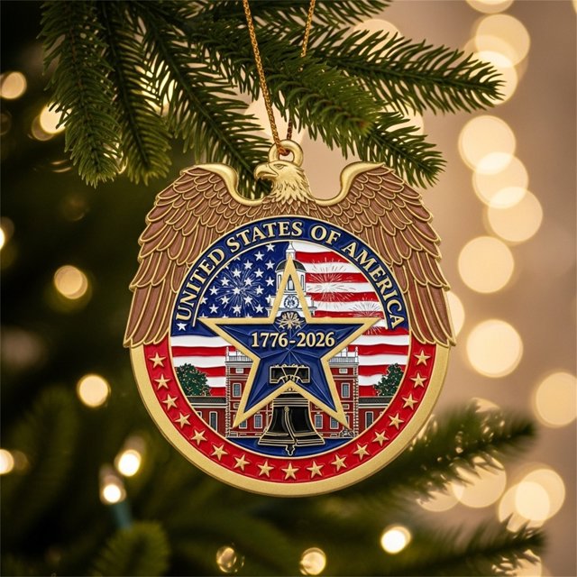 250th Anniversary Of The United States Commemorative Decorative Pendant Sign