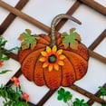 thumbnail image 1 of Estaca de Jardín de Calabaza de Metal Decoración de Otoño Letrero de Estaca de Patio de Calabaza Rústica Decorativa Decoración de Jardín Acción de Gracias Al Aire Libre Amarillo,A, 1 of 5