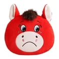 thumbnail image 2 of Crying Horse 2026 Year of The Horse Chinese New Year Ornaments,13.77" Cute House Plush Mascot Home Decor Gifts Indoor Outdoor Ornament for Car,Bag,Holiday(Red), 2 of 4