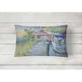 thumbnail image 2 of Carolines Treasures JMK1050PW1216 Deep Sea Fishing Boat at LuLus Canvas Fabric Decorative Pillow  12H x16W multicolor, 2 of 3