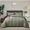 thumbnail image 5 of HIG Light Weight Down Alternative Comforter Set, King, Brick, Reversible, 5 of 10