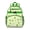 Green-4, variant on Cute Frog Students Backpack with Artistic Green Frog Print, Forest Mushroom Pattern, and Nature Cartoon for s