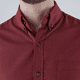 thumbnail image 3 of Camisa Manga Corta Rojo Vino De Algodón Corte Regular Para Caballero, 3 of 5