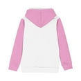 thumbnail image 2 of FAIWAD Girls Hoodies Sweatshirt with Pockets Long Sleeve Color Block Pullover Kids Casual Sport School Clothes 4-14 Years, 2 of 5