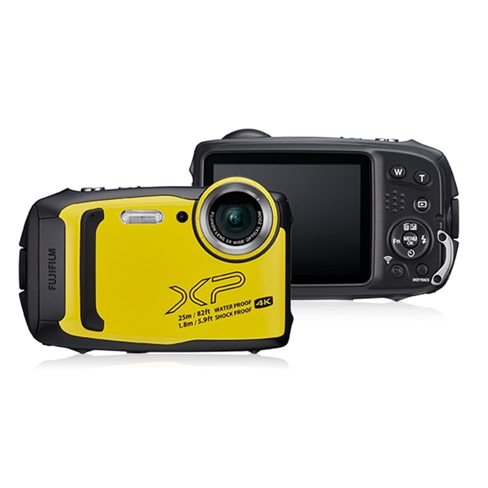 Fujifilm FinePix XP140 Waterproof Digital Camera (Yellow) with 