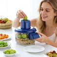 thumbnail image 7 of 2026 New Electric Potato Peeler, Automatic Grape Garlic Peeler Machine, Rechargeable Fruit and Vegetable Peeler Skin Remover for Home Kitchen Easy Clean (Blue), 7 of 7