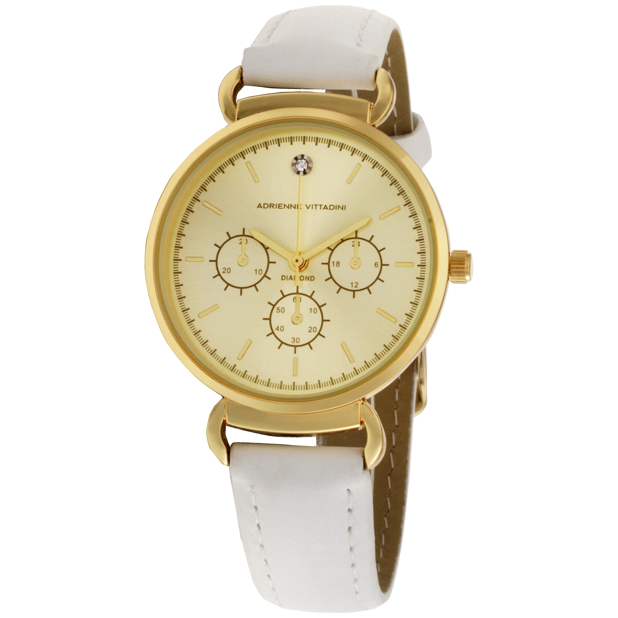 Adrienne Vittadini Diamond Dial Mock Chronograh and Bahrain Ubuy