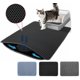 thumbnail image 2 of Alfombrilla para arena de gatos antideslizante, caja de arena grande para mascotas, alfombrilla filtrante de doble capa, resistente al desgaste, impermeable, suministros de limpieza para mascotas, 2 of 5