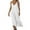 White, variant on ZQUUVOU Women's Summer Dress Cotton Linen Strap Spaghetti Sleeveless V Neck Dress White,2XL