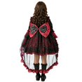 thumbnail image 5 of Girls Halloween Clothes Ruffle Long Sleeve Tutu Dress,Kids Halloween Party Outfit for Role Play, 5 of 6