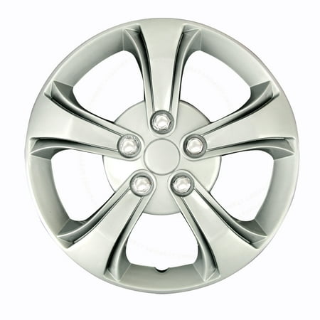 Fit Chrysler Wheels Rim Cover 4pcs Hub Cap 5 Chrome Lug Trim Skin  Complete Set For LeBaron New Yorker Sebring Voyager