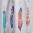 thumbnail image 4 of Designart 'Bird Feathers XXI' Southwestern Curtain Panel, 4 of 5