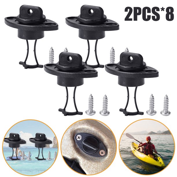 Kit Tapón Drenaje para Barco Rosca Universal 2 Uds. Tapones Accesorios Barcos Marinos