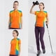 thumbnail image 3 of MHFRRA Camiseta de Manga Larga con Protección Solar para Mujer, Ligera, de Secado Rápido, para deportes Al Aire Libre, Senderismo y Montañismo. Naranja, 3 of 3