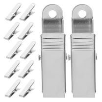 UEETEK 20pcs Alligator Clips Small Silver Clamps for Car Use in Daily Projects