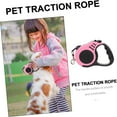 thumbnail image 5 of Retractable Dog Leash for Medium - Small Dogs and Cats 16FT Tangle Free, Heavy Duty Walking Leash with Anti Slip Handle, Pause and Lock Strong Nylon Tape, Store Dog Leash Retractable(Pink), 5 of 7
