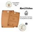 thumbnail image 2 of Hansmart 2 Pack Composite Cutting Boards , with Handles & Juice Grooves, Dishwasher Safe, M + L, Mom, 2 of 7