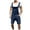 Dark Blue, variant on jsaierl Bib Overall Shorts for Men Casual Fashion Solid Breast Pocket Denim Ripped Shorts Straight Type Overalls